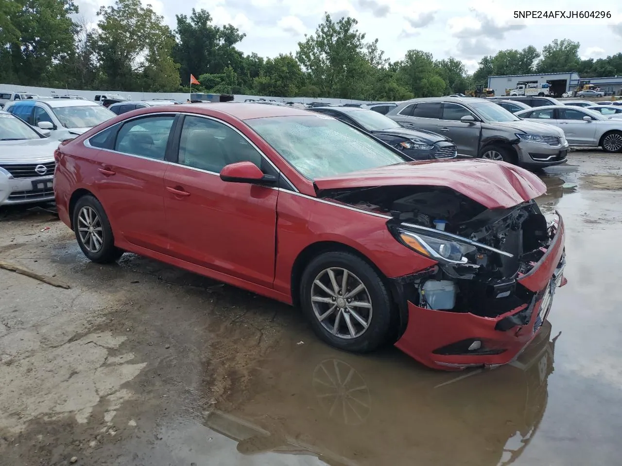 2018 Hyundai Sonata Se VIN: 5NPE24AFXJH604296 Lot: 63410534