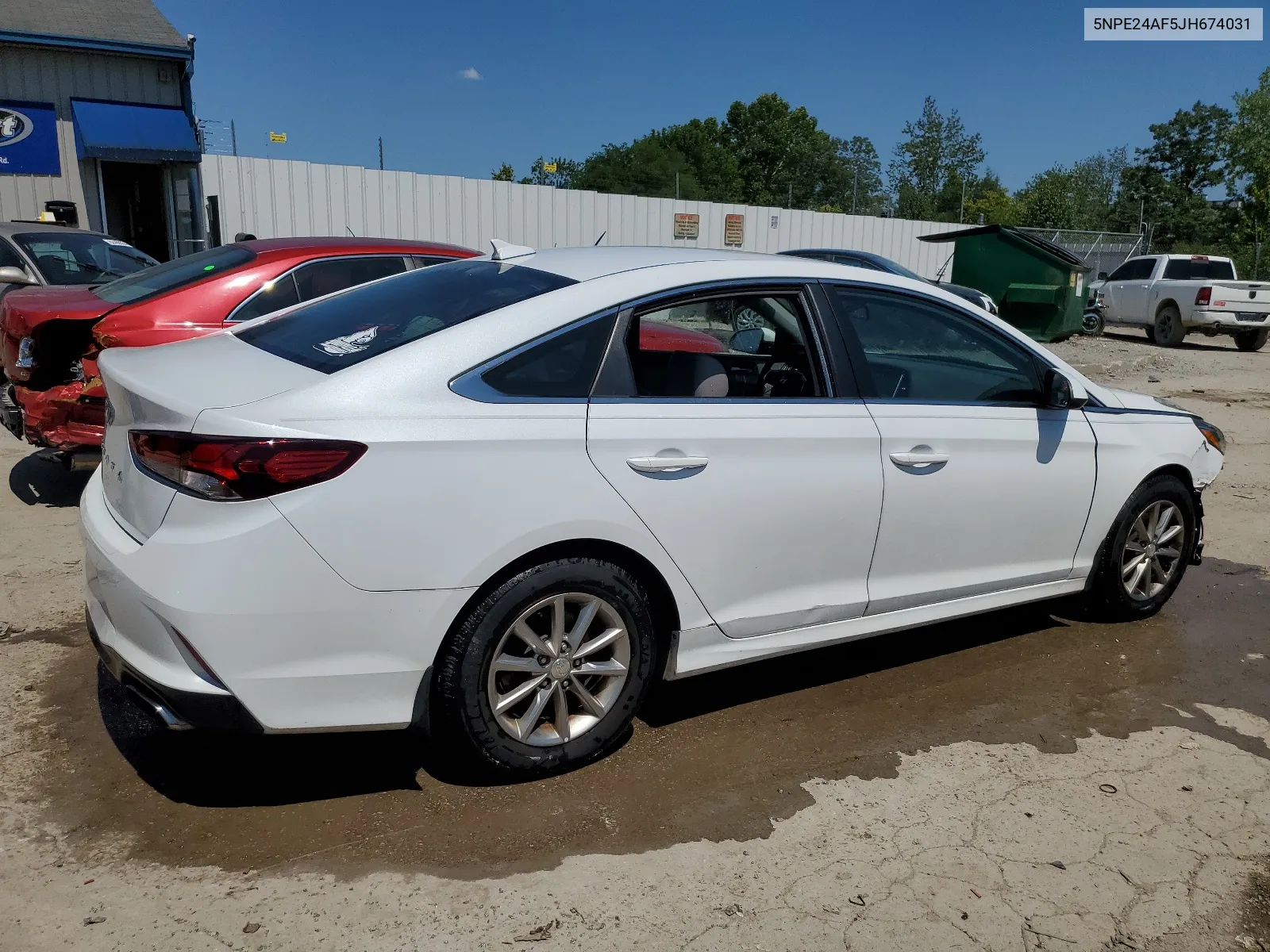 2018 Hyundai Sonata Se VIN: 5NPE24AF5JH674031 Lot: 63665454