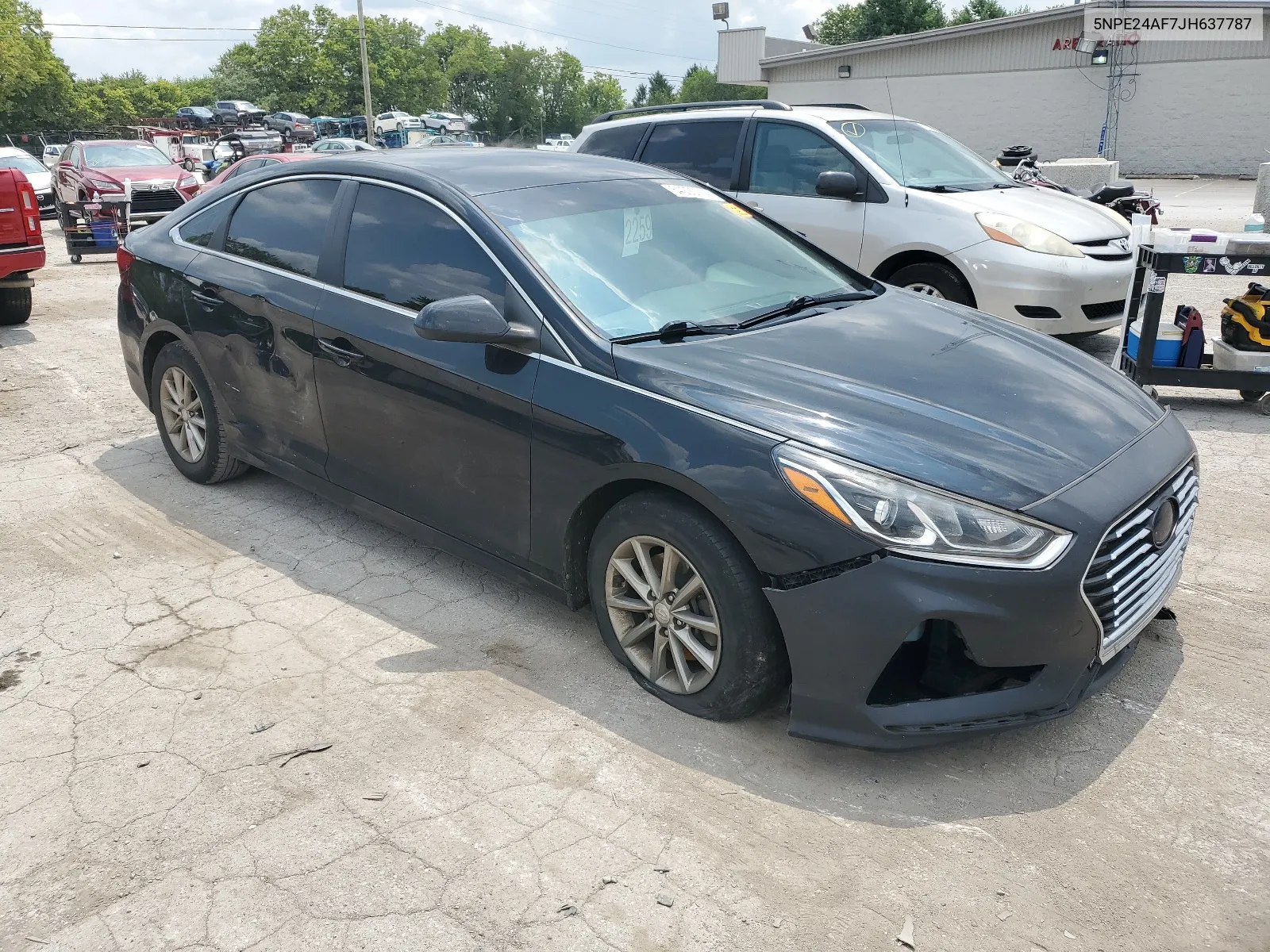 2018 Hyundai Sonata Se VIN: 5NPE24AF7JH637787 Lot: 64290214