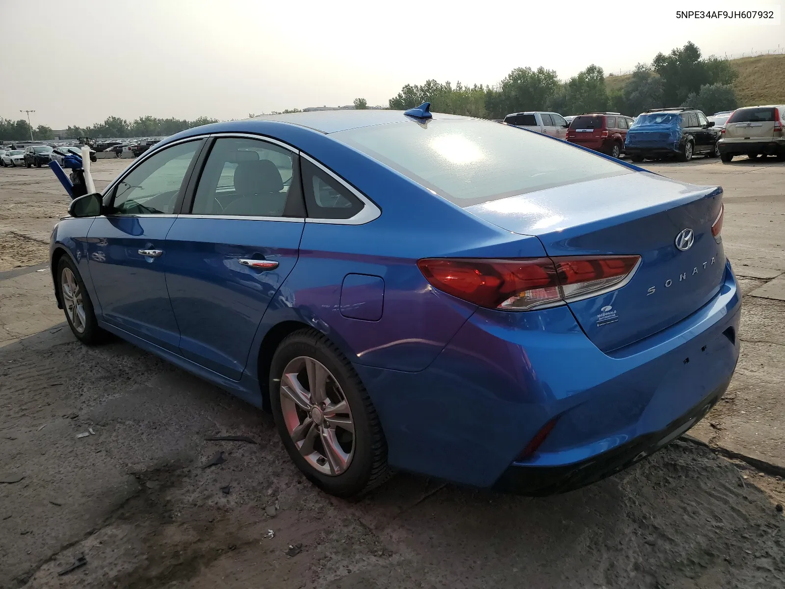 5NPE34AF9JH607932 2018 Hyundai Sonata Sport