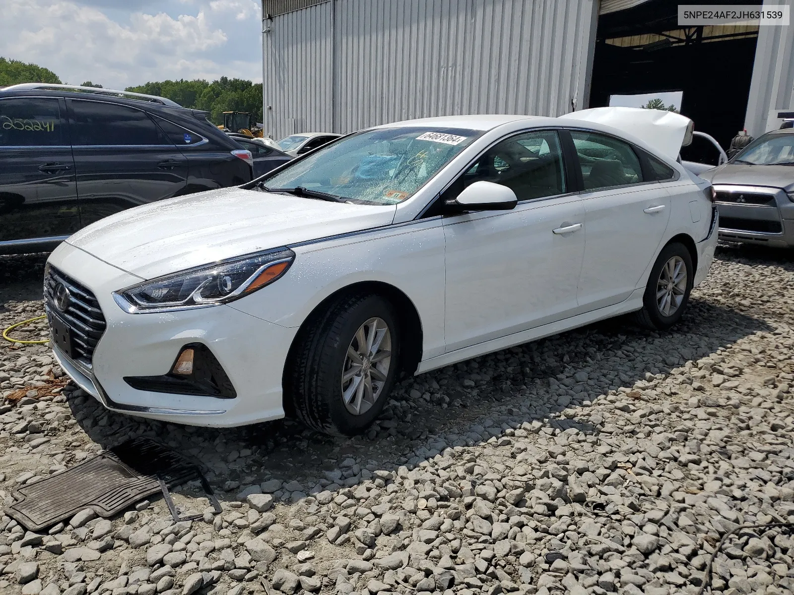 2018 Hyundai Sonata Se VIN: 5NPE24AF2JH631539 Lot: 64681364