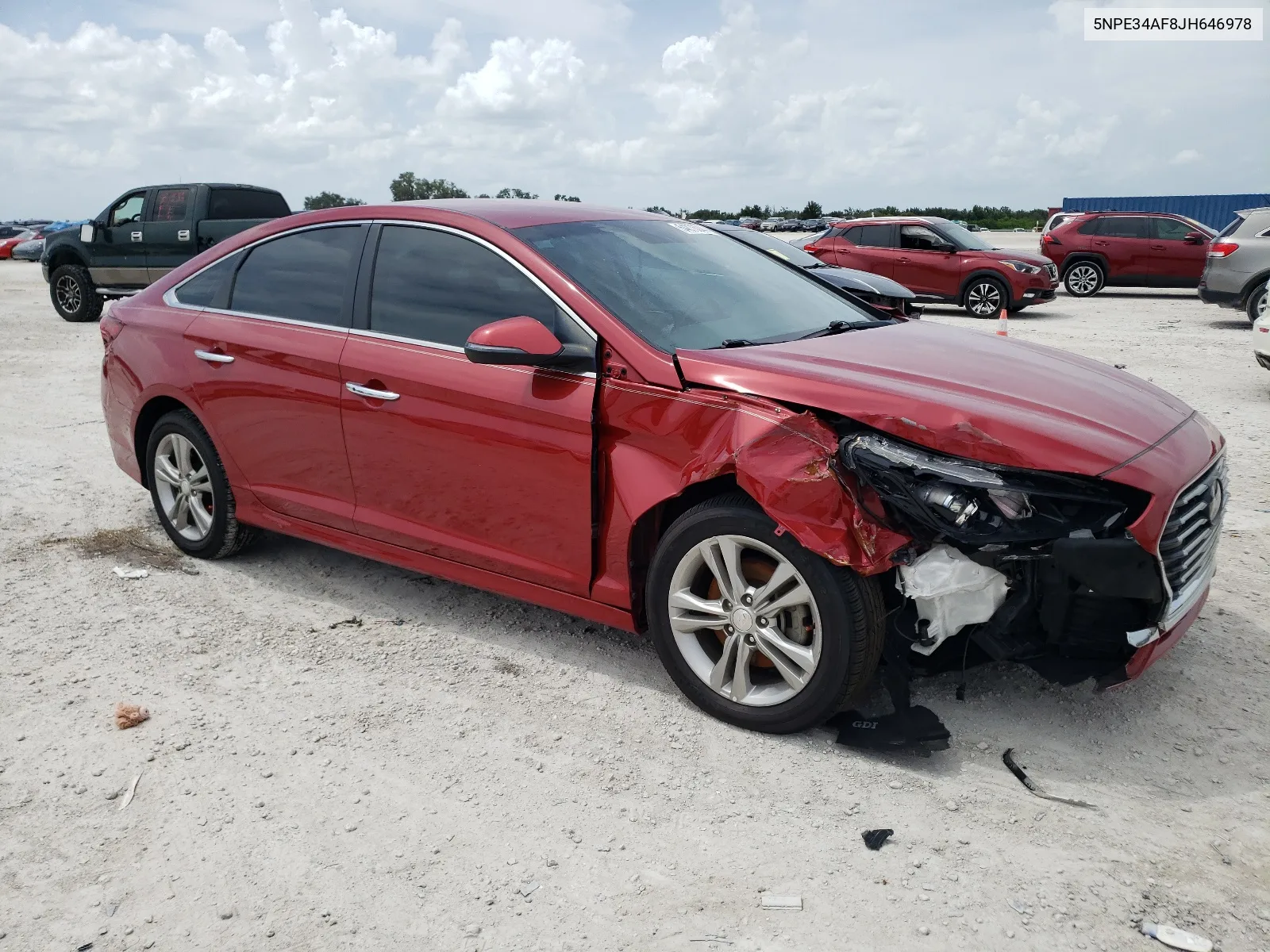 2018 Hyundai Sonata Sport VIN: 5NPE34AF8JH646978 Lot: 64876044