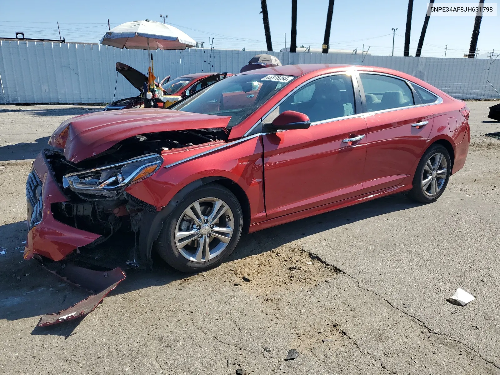 5NPE34AF8JH631798 2018 Hyundai Sonata Sport