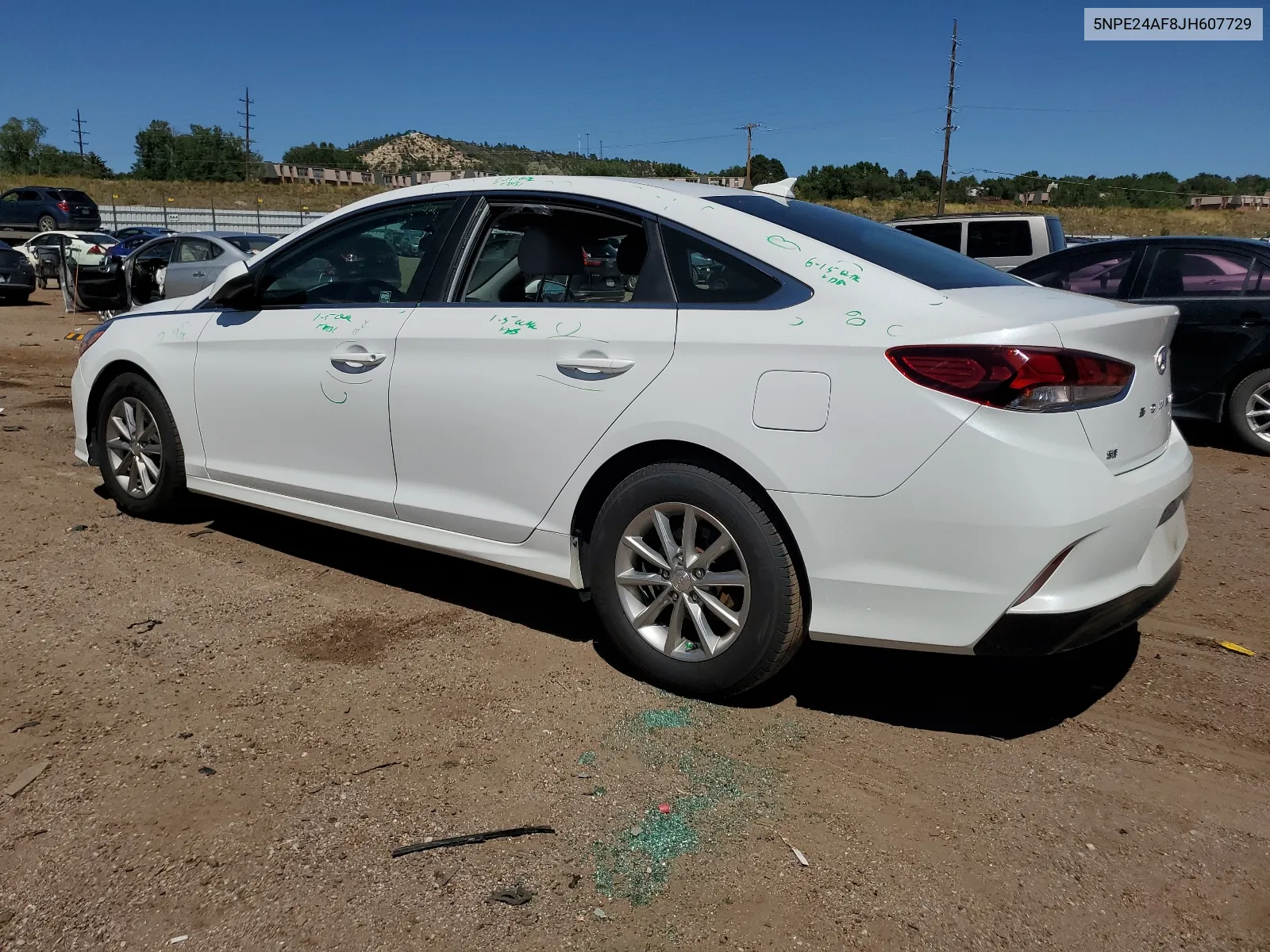 5NPE24AF8JH607729 2018 Hyundai Sonata Se