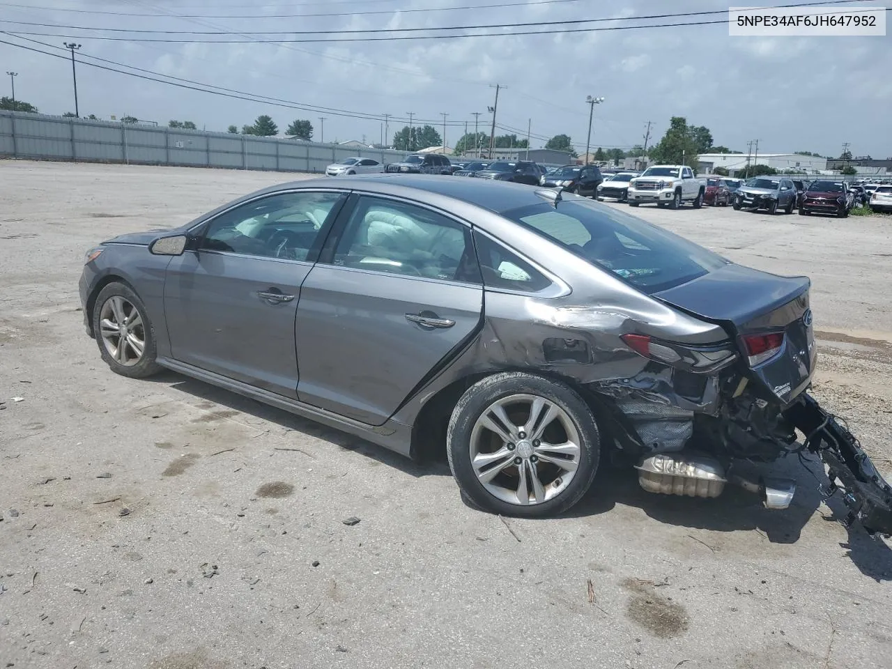 5NPE34AF6JH647952 2018 Hyundai Sonata Sport