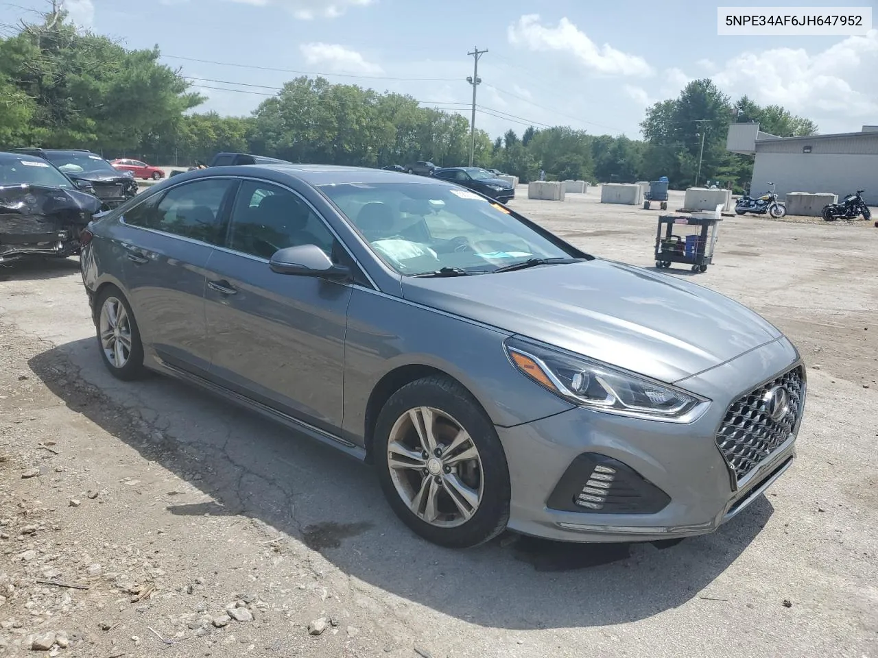 5NPE34AF6JH647952 2018 Hyundai Sonata Sport