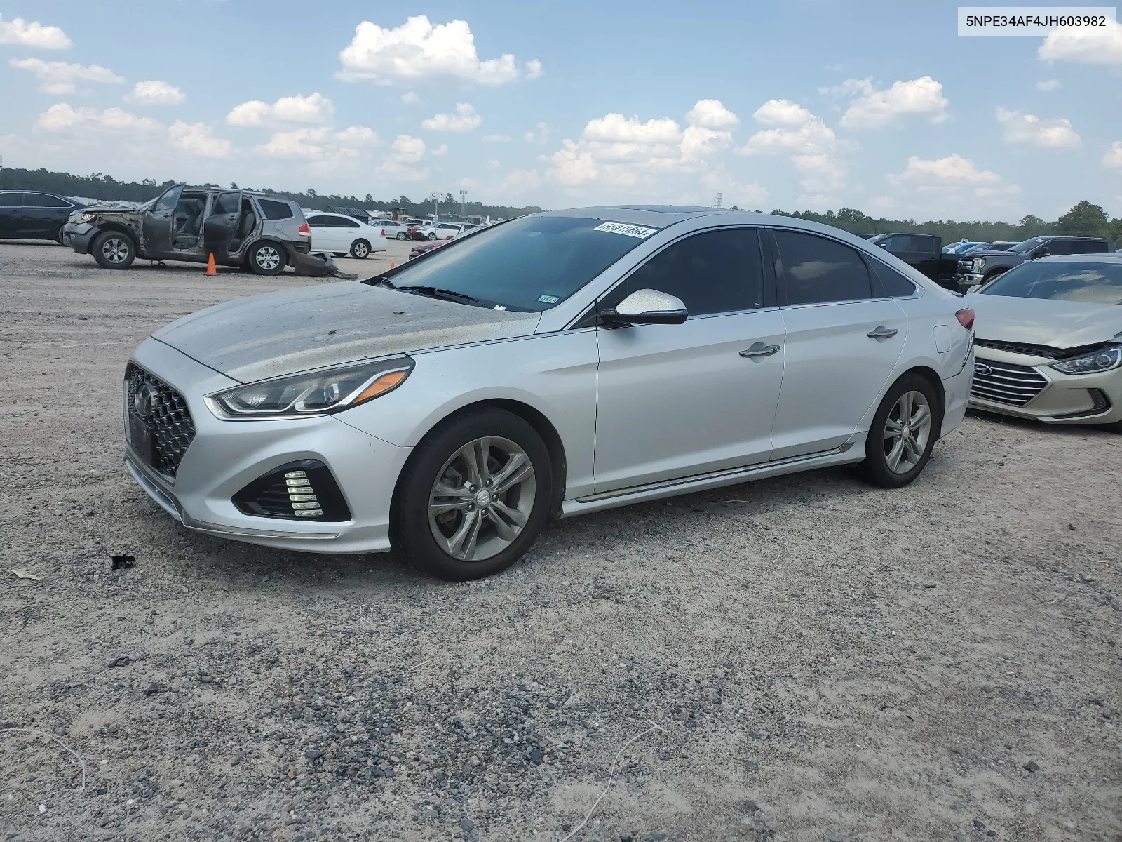 5NPE34AF4JH603982 2018 Hyundai Sonata Sport