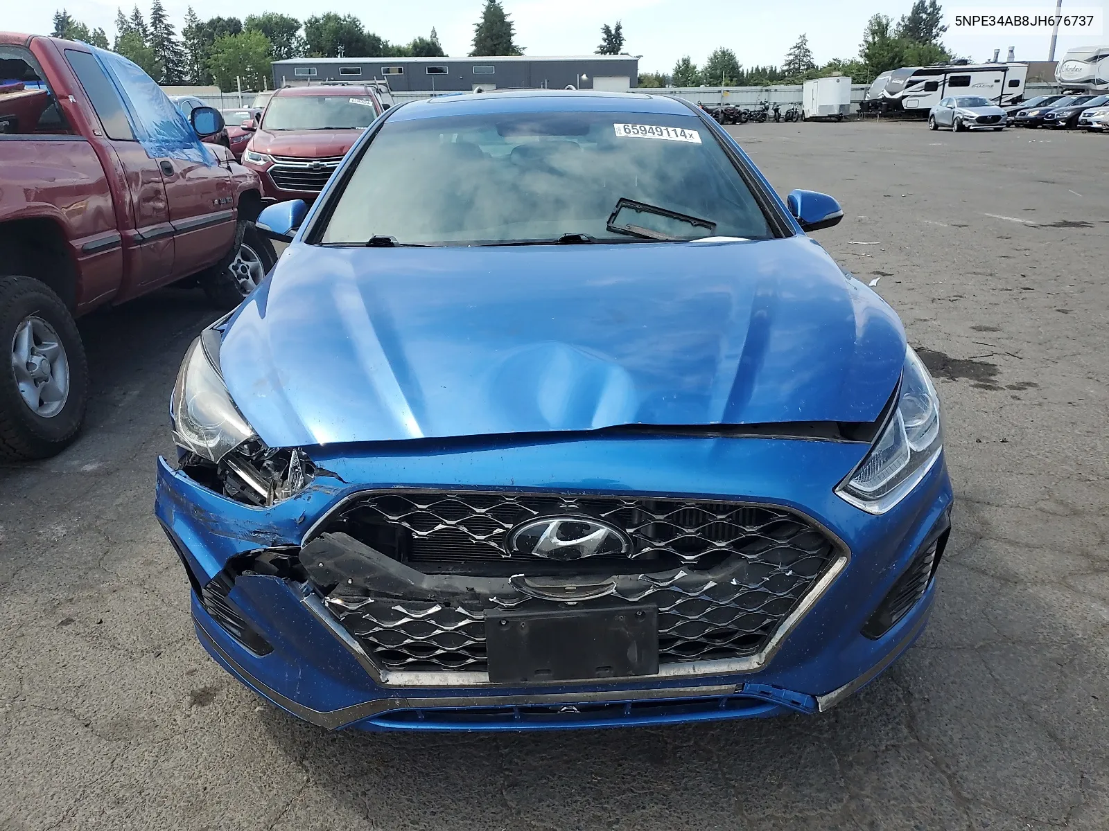 5NPE34AB8JH676737 2018 Hyundai Sonata Sport