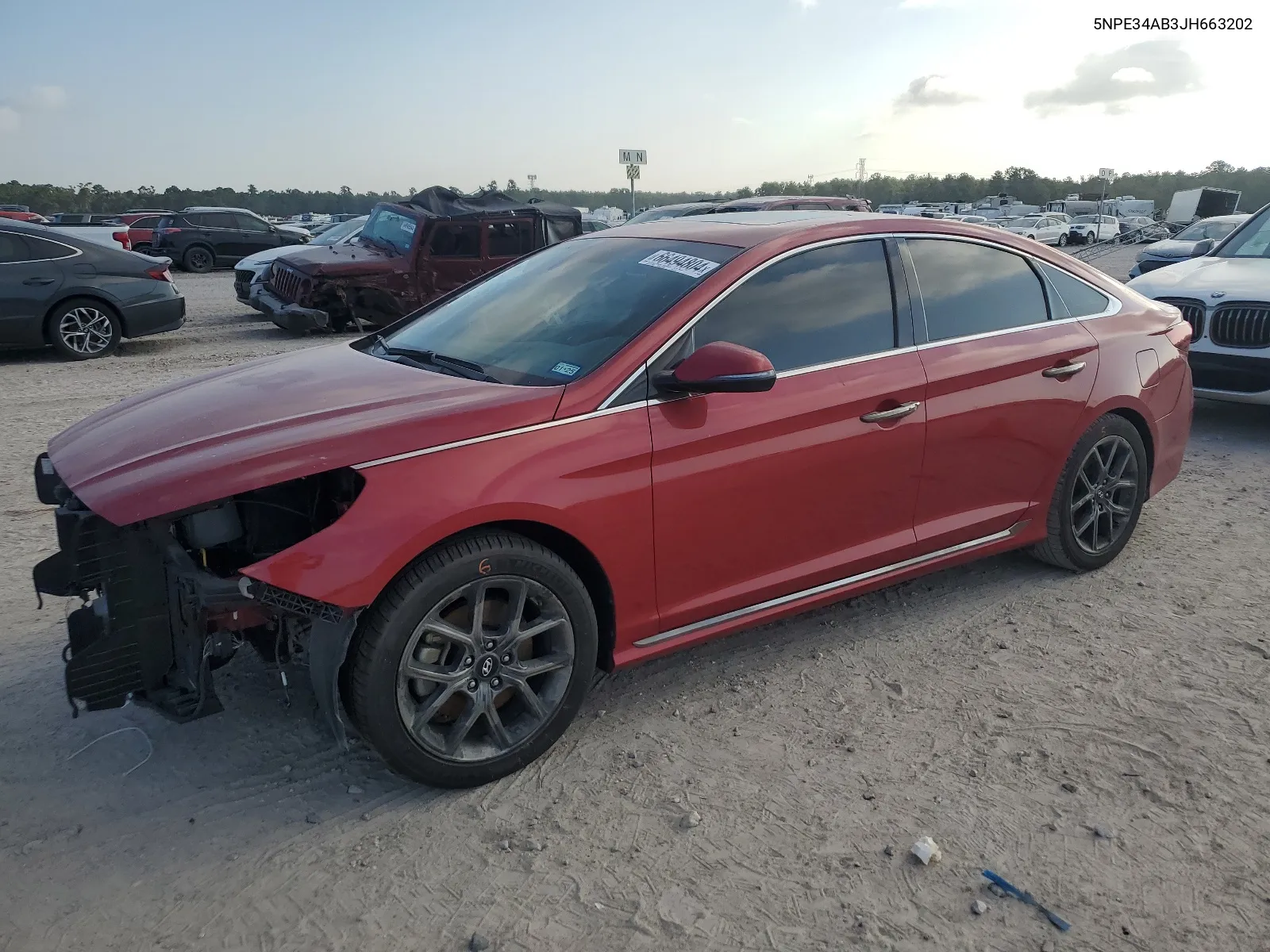 2018 Hyundai Sonata Sport VIN: 5NPE34AB3JH663202 Lot: 66494804