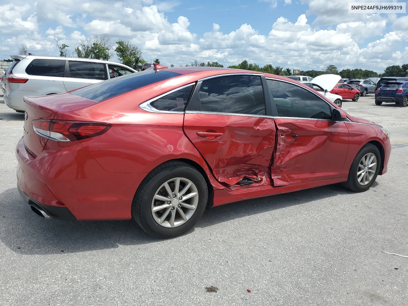 5NPE24AF9JH699319 2018 Hyundai Sonata Se