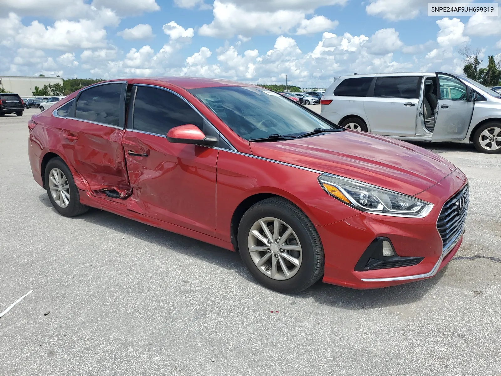 2018 Hyundai Sonata Se VIN: 5NPE24AF9JH699319 Lot: 66555884