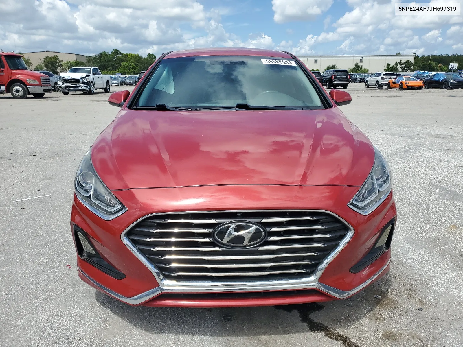 2018 Hyundai Sonata Se VIN: 5NPE24AF9JH699319 Lot: 66555884