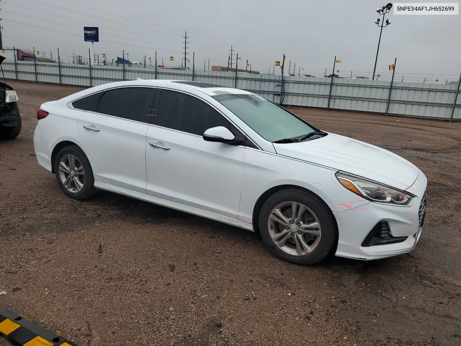 5NPE34AF1JH652699 2018 Hyundai Sonata Sport