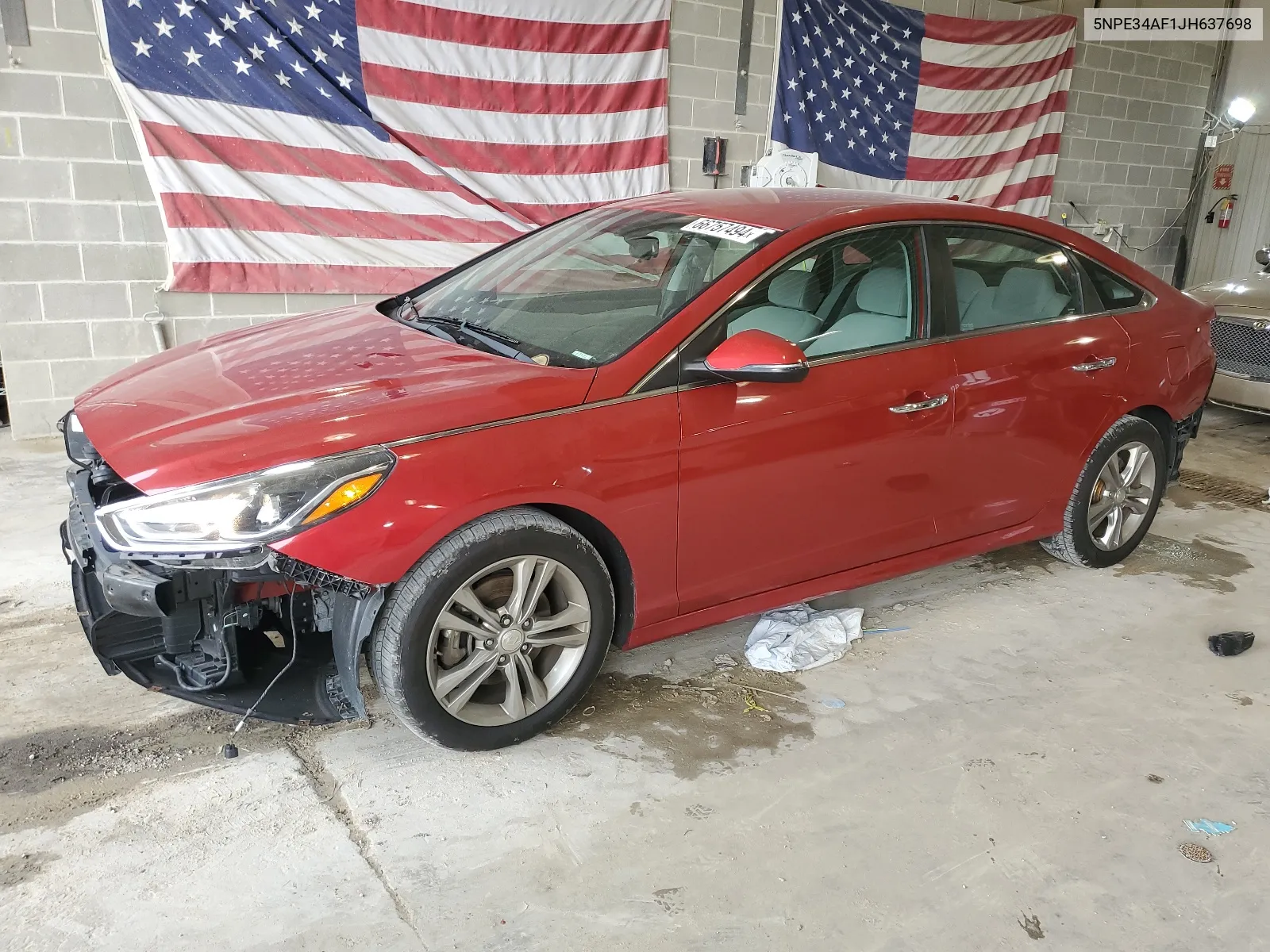 5NPE34AF1JH637698 2018 Hyundai Sonata Sport