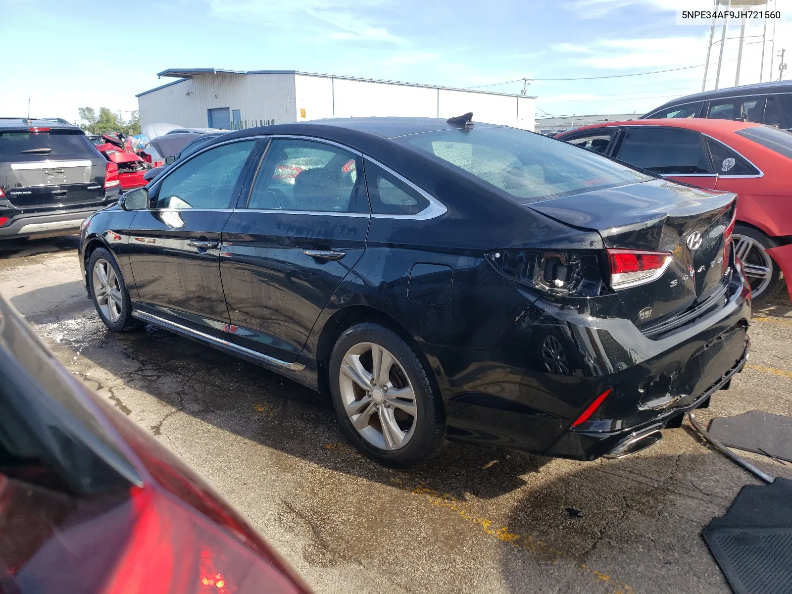 5NPE34AF9JH721560 2018 Hyundai Sonata Sport