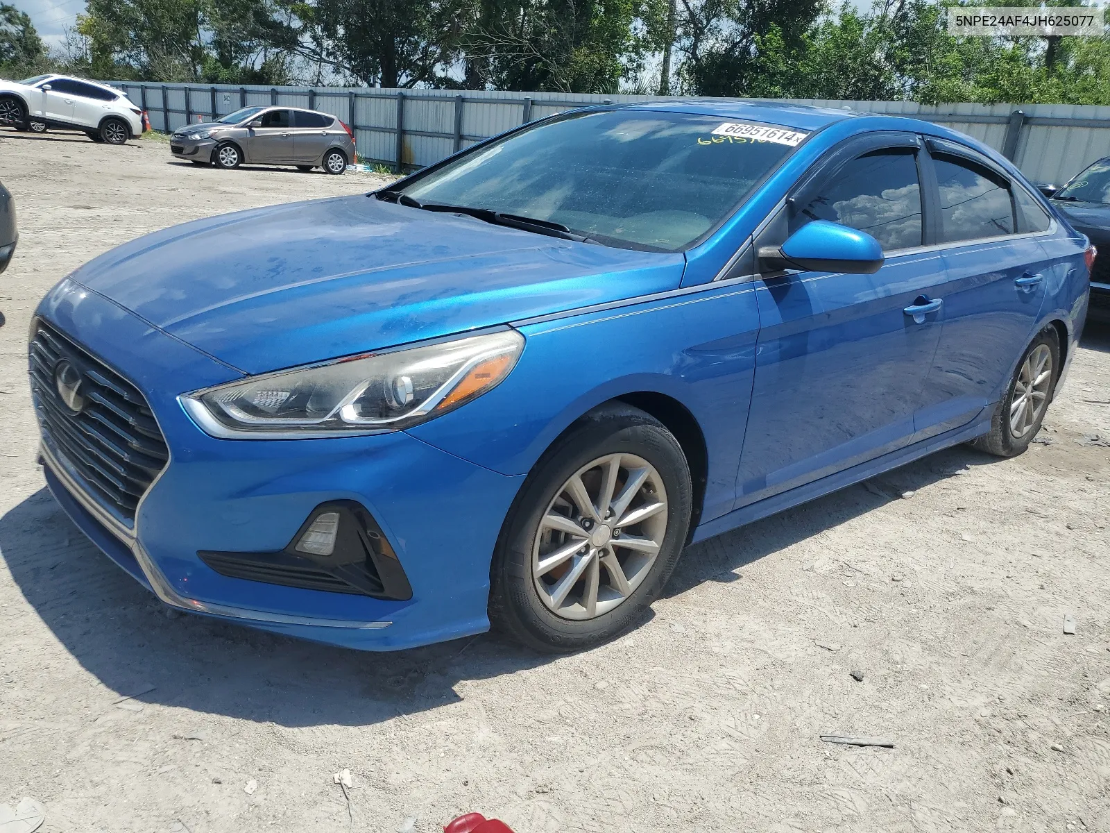 2018 Hyundai Sonata Se VIN: 5NPE24AF4JH625077 Lot: 66951614