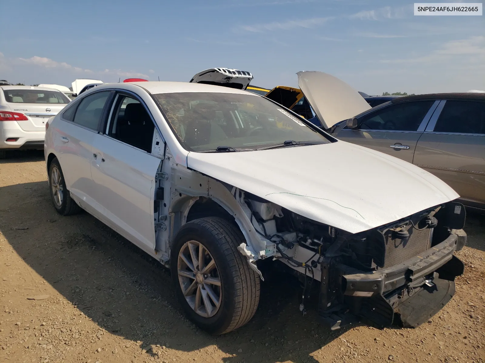 5NPE24AF6JH622665 2018 Hyundai Sonata Se