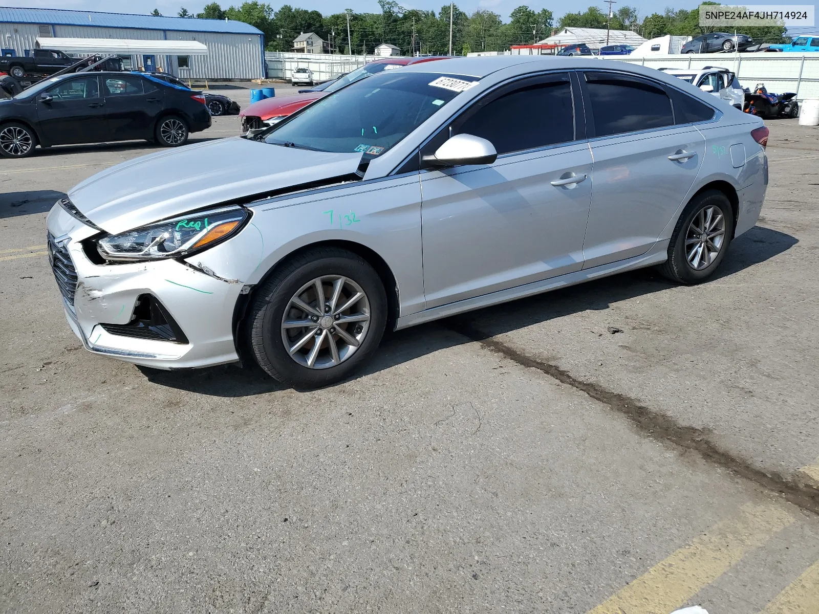 2018 Hyundai Sonata Se VIN: 5NPE24AF4JH714924 Lot: 67230774