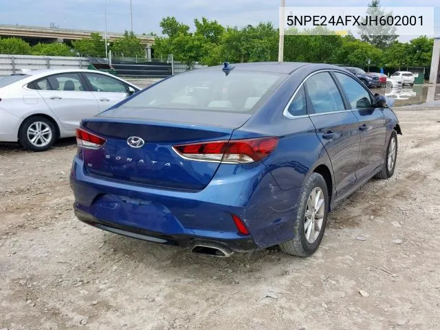 5NPE24AFXJH602001 2018 Hyundai Sonata Se