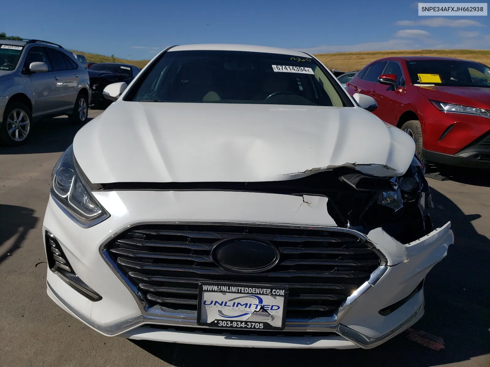 5NPE34AFXJH662938 2018 Hyundai Sonata Sport