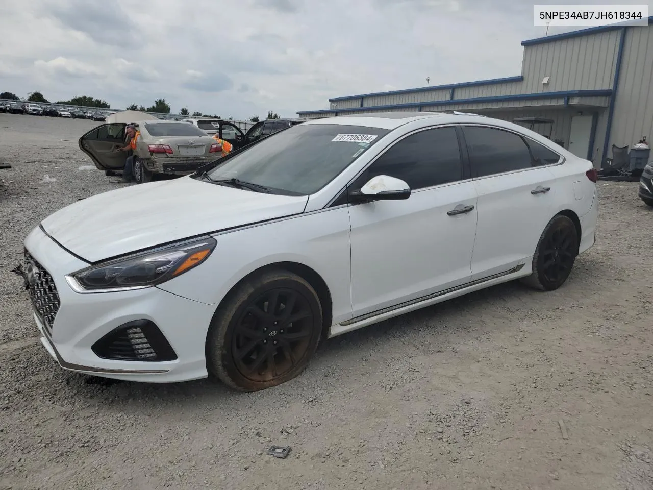 2018 Hyundai Sonata Sport VIN: 5NPE34AB7JH618344 Lot: 67706384