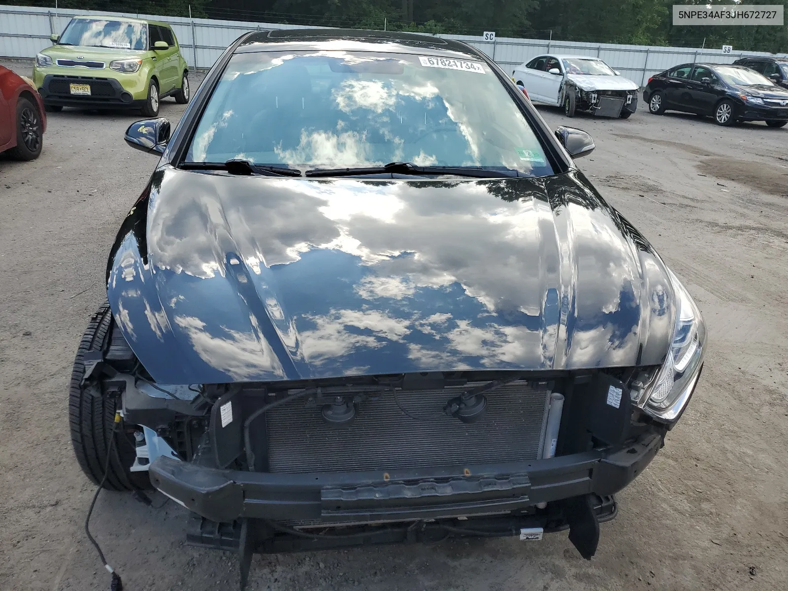 5NPE34AF3JH672727 2018 Hyundai Sonata Sport