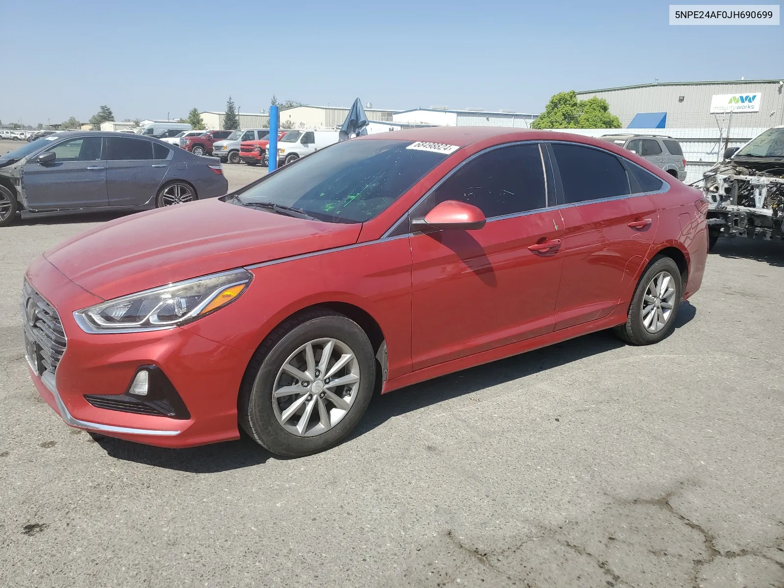 5NPE24AF0JH690699 2018 Hyundai Sonata Se