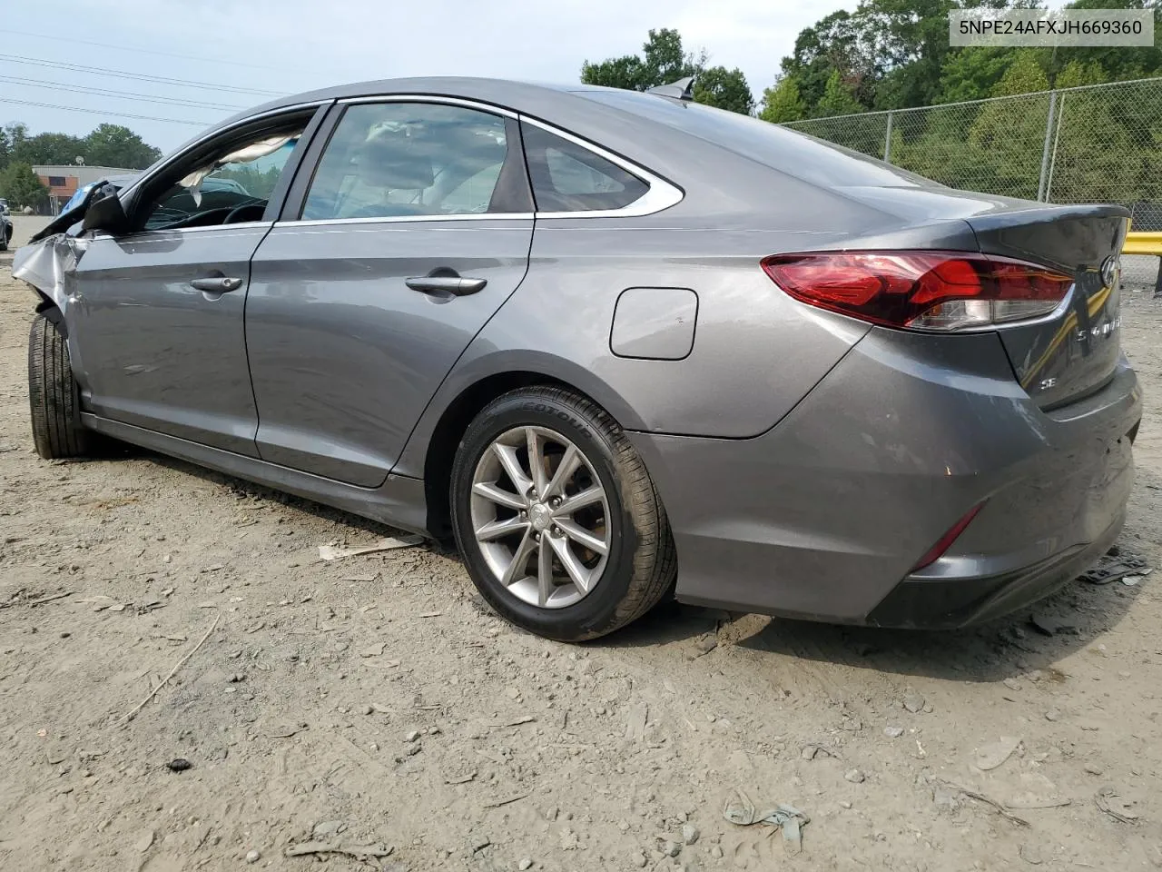 2018 Hyundai Sonata Se VIN: 5NPE24AFXJH669360 Lot: 68674024