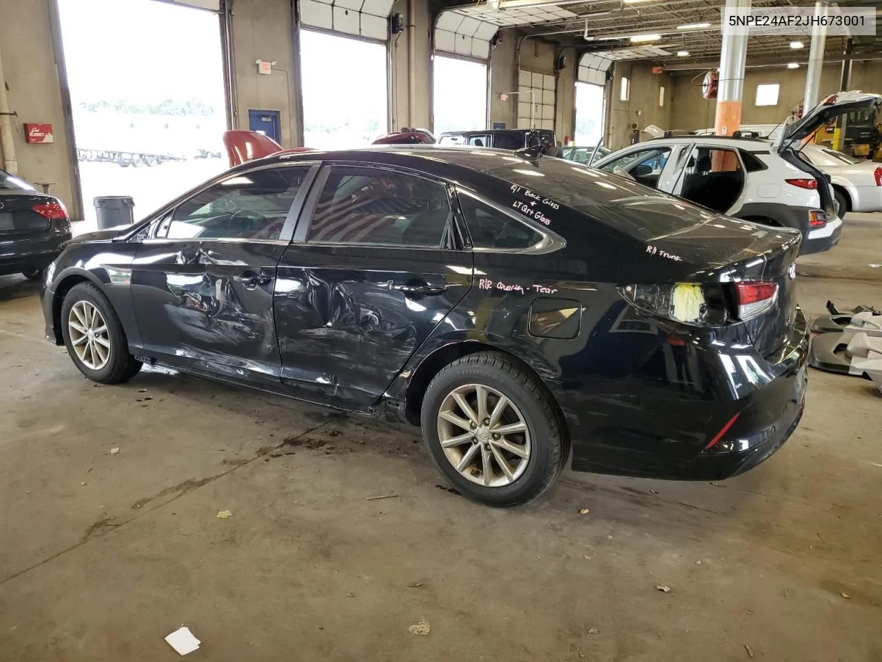 5NPE24AF2JH673001 2018 Hyundai Sonata Se