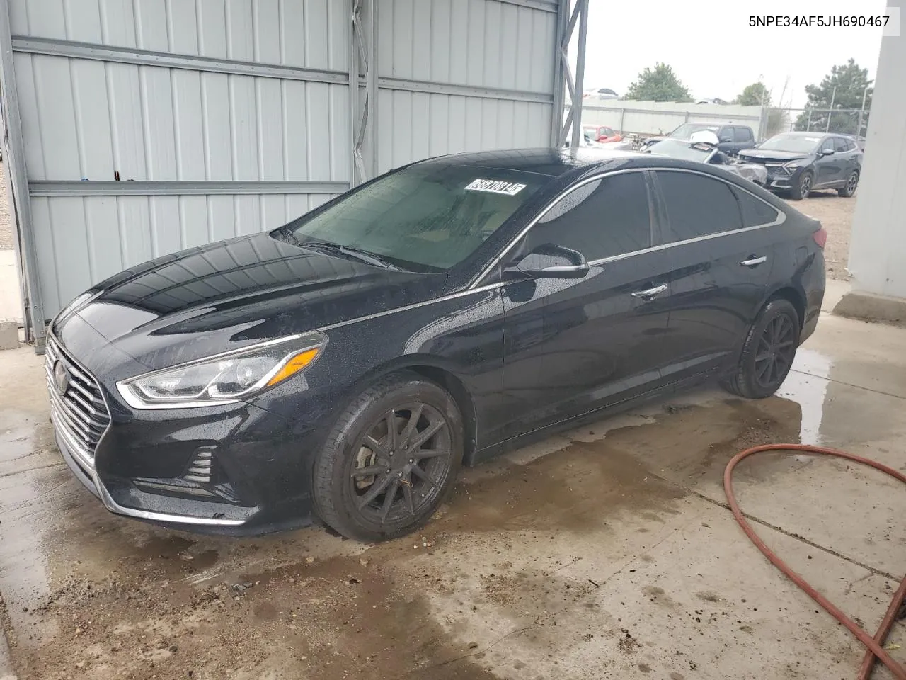 5NPE34AF5JH690467 2018 Hyundai Sonata Sport