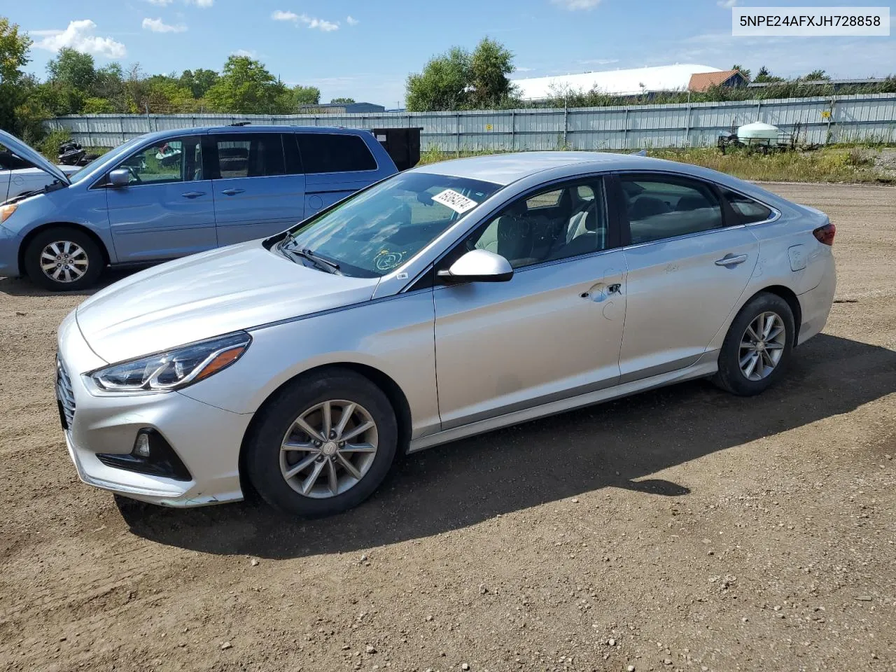 2018 Hyundai Sonata Se VIN: 5NPE24AFXJH728858 Lot: 69364374