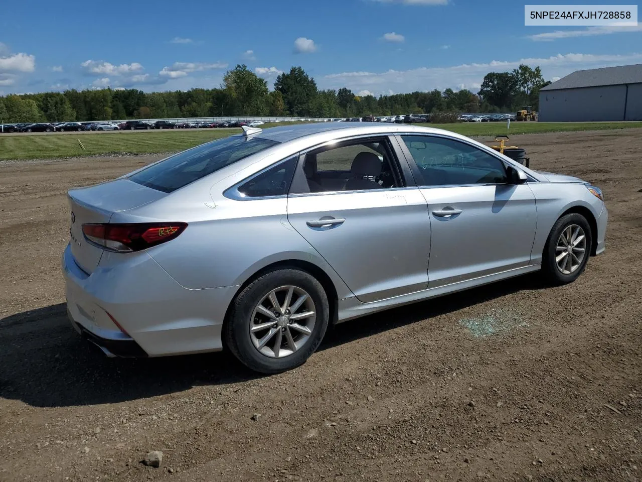 2018 Hyundai Sonata Se VIN: 5NPE24AFXJH728858 Lot: 69364374