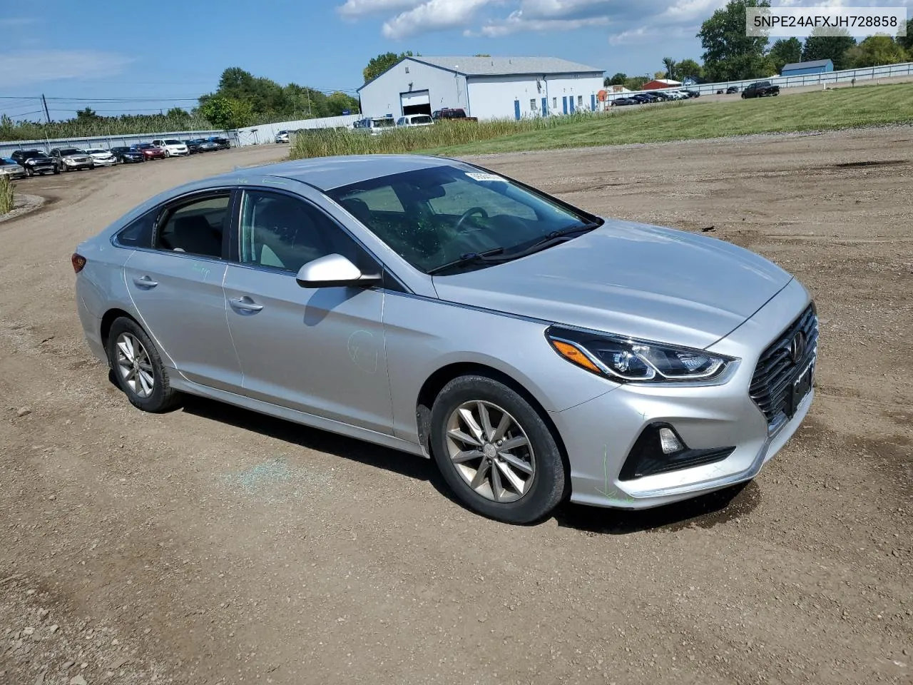 2018 Hyundai Sonata Se VIN: 5NPE24AFXJH728858 Lot: 69364374