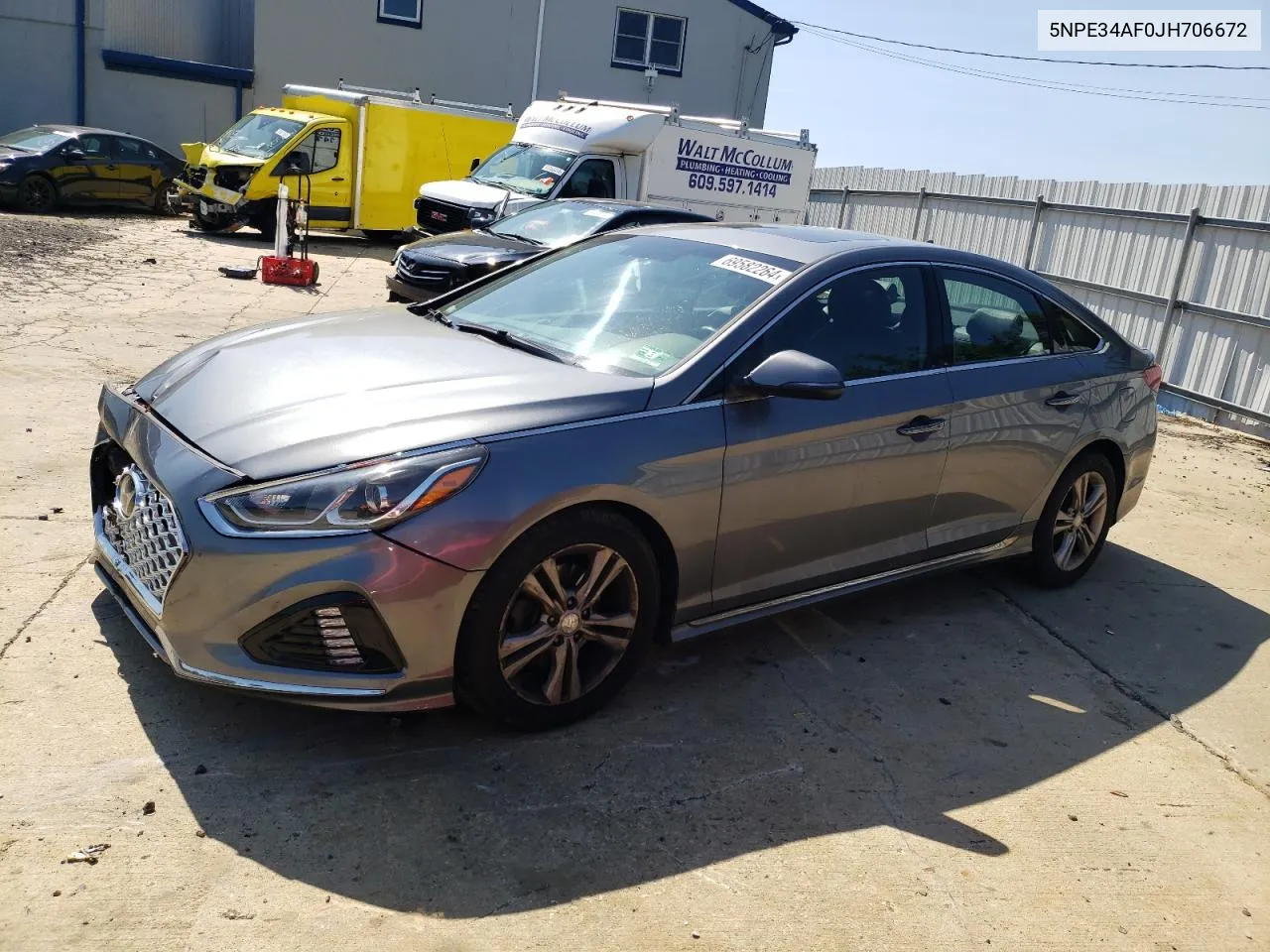 2018 Hyundai Sonata Sport VIN: 5NPE34AF0JH706672 Lot: 69582264