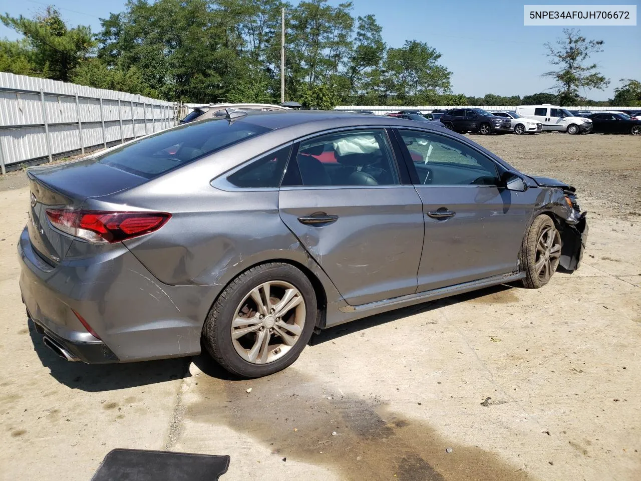 5NPE34AF0JH706672 2018 Hyundai Sonata Sport