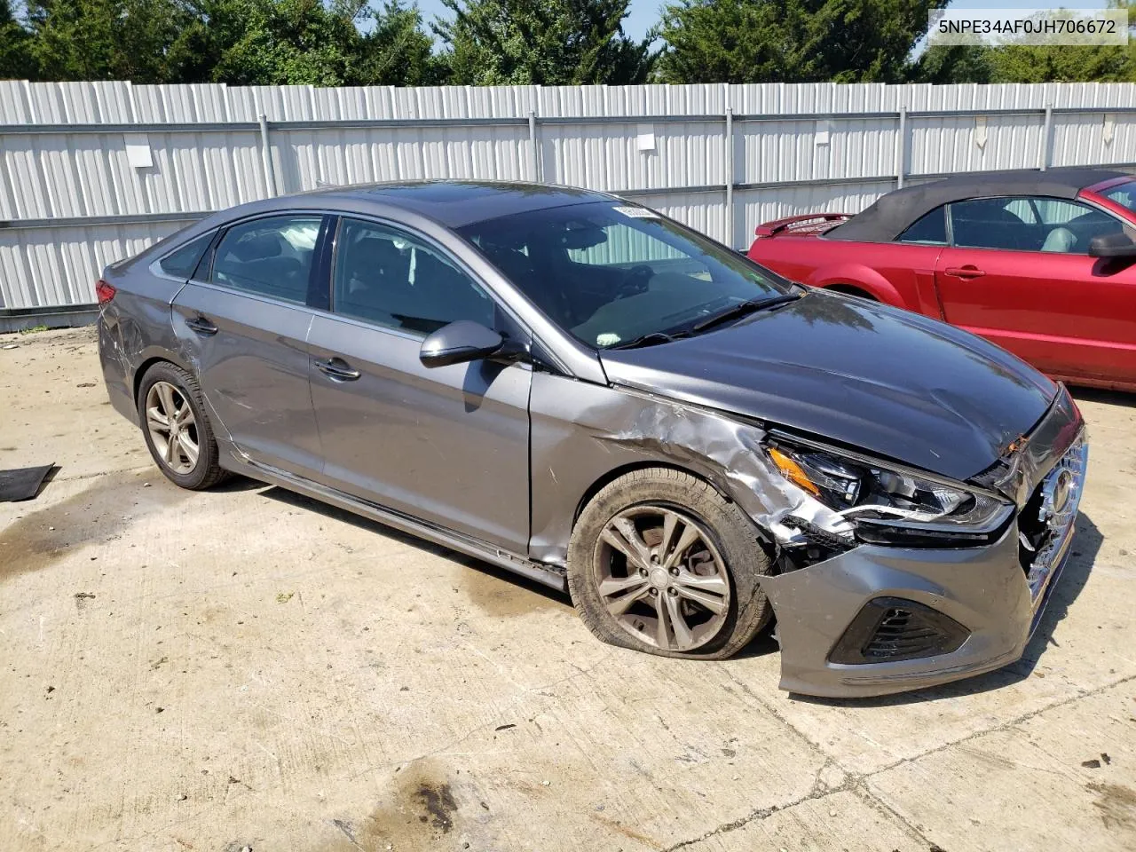 2018 Hyundai Sonata Sport VIN: 5NPE34AF0JH706672 Lot: 69582264