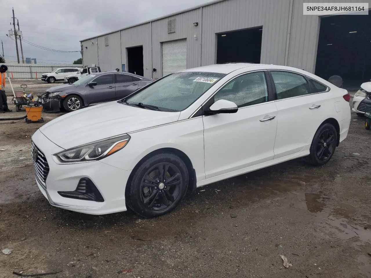 5NPE34AF8JH681164 2018 Hyundai Sonata Sport