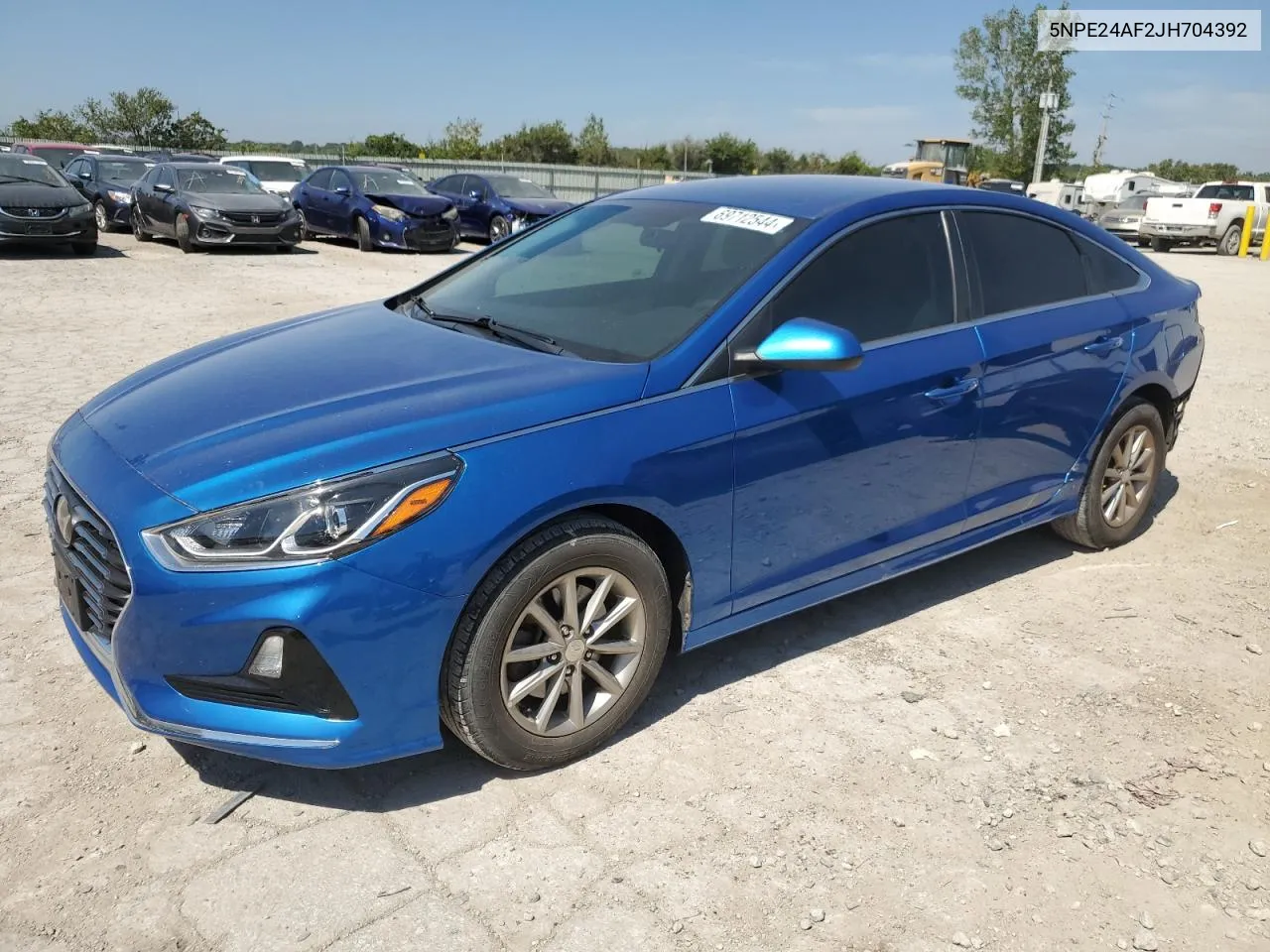 2018 Hyundai Sonata Se VIN: 5NPE24AF2JH704392 Lot: 69712544