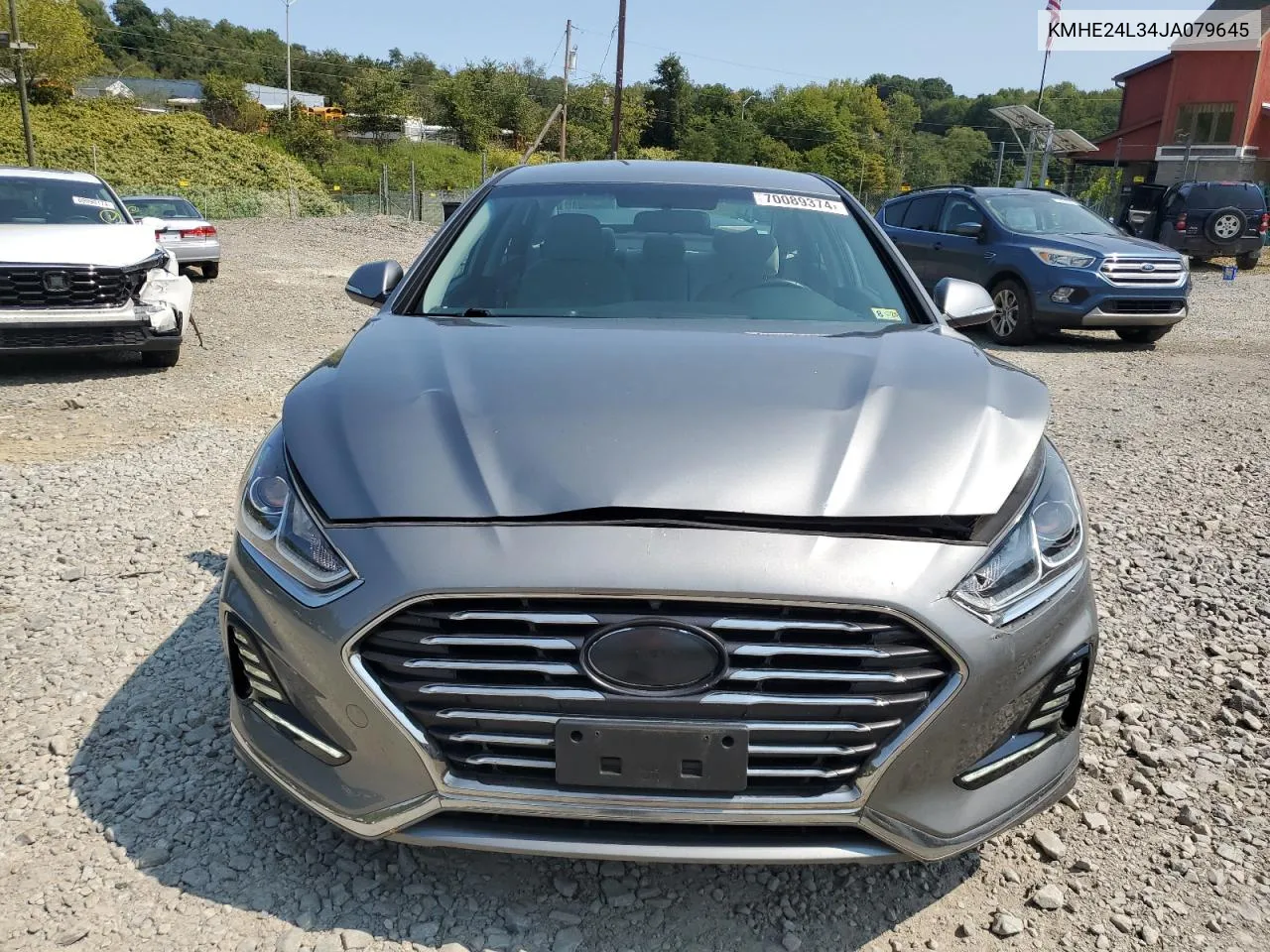 2018 Hyundai Sonata Hybrid VIN: KMHE24L34JA079645 Lot: 70089374