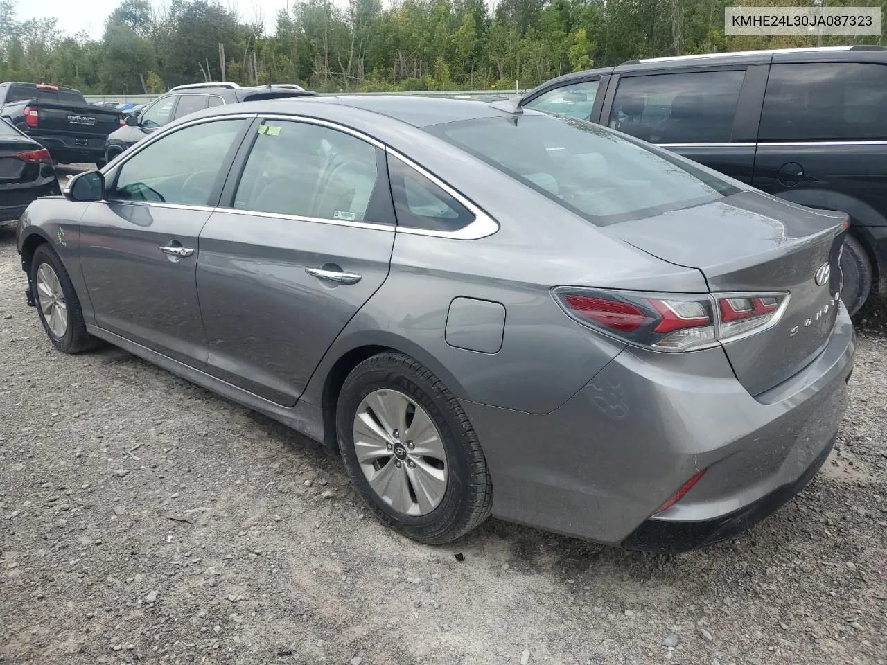 2018 Hyundai Sonata Hybrid VIN: KMHE24L30JA087323 Lot: 70362194