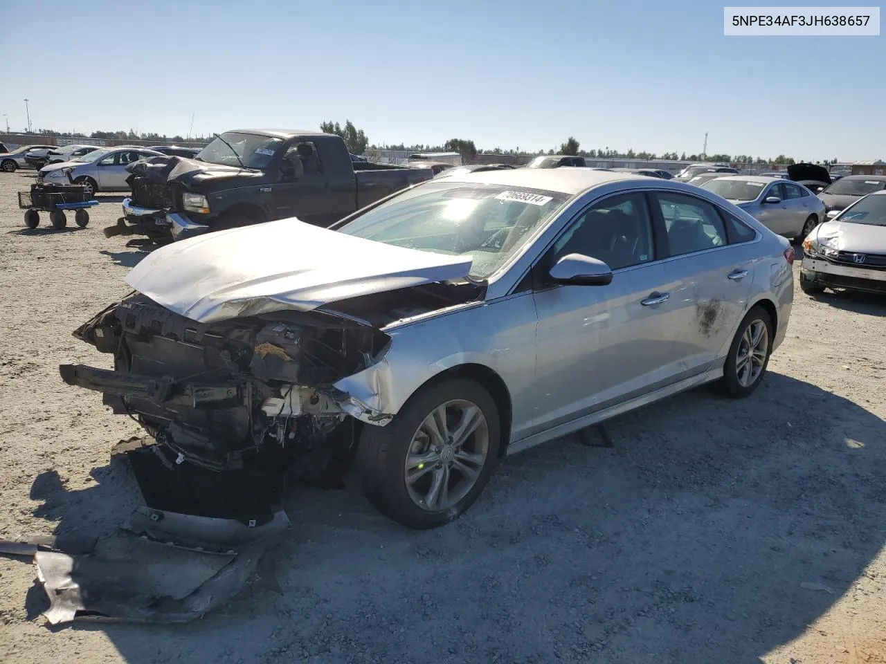 2018 Hyundai Sonata Sport VIN: 5NPE34AF3JH638657 Lot: 70669314