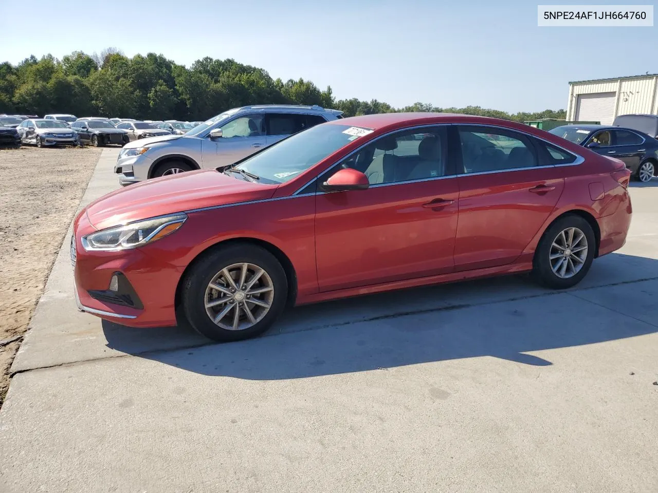 2018 Hyundai Sonata Se VIN: 5NPE24AF1JH664760 Lot: 70713614