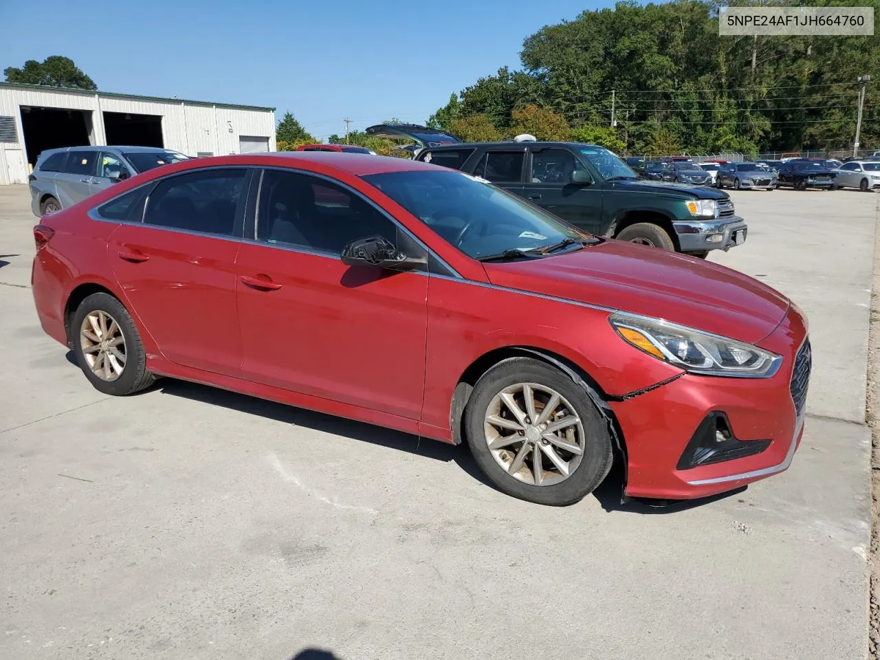 2018 Hyundai Sonata Se VIN: 5NPE24AF1JH664760 Lot: 70713614