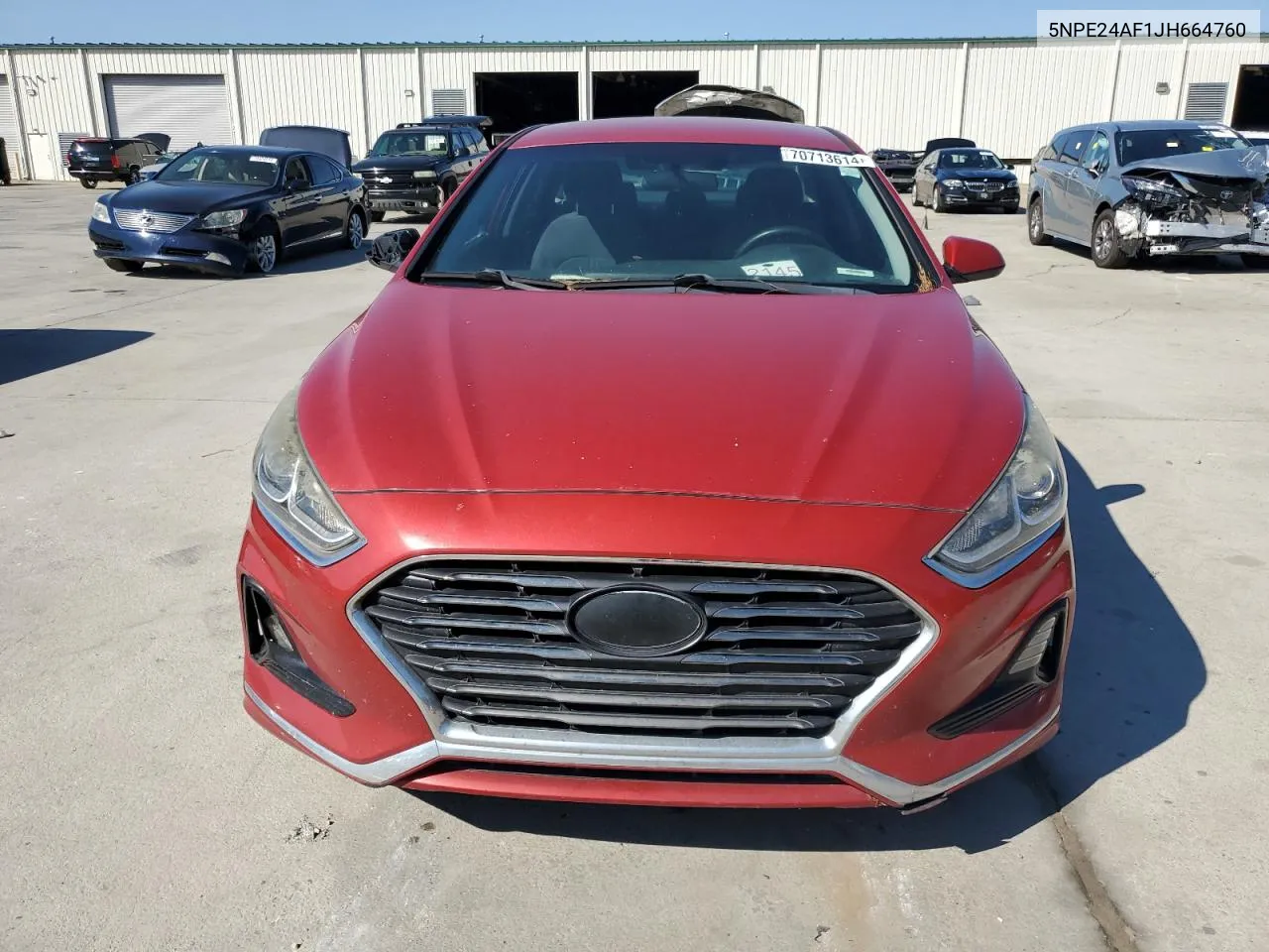 2018 Hyundai Sonata Se VIN: 5NPE24AF1JH664760 Lot: 70713614