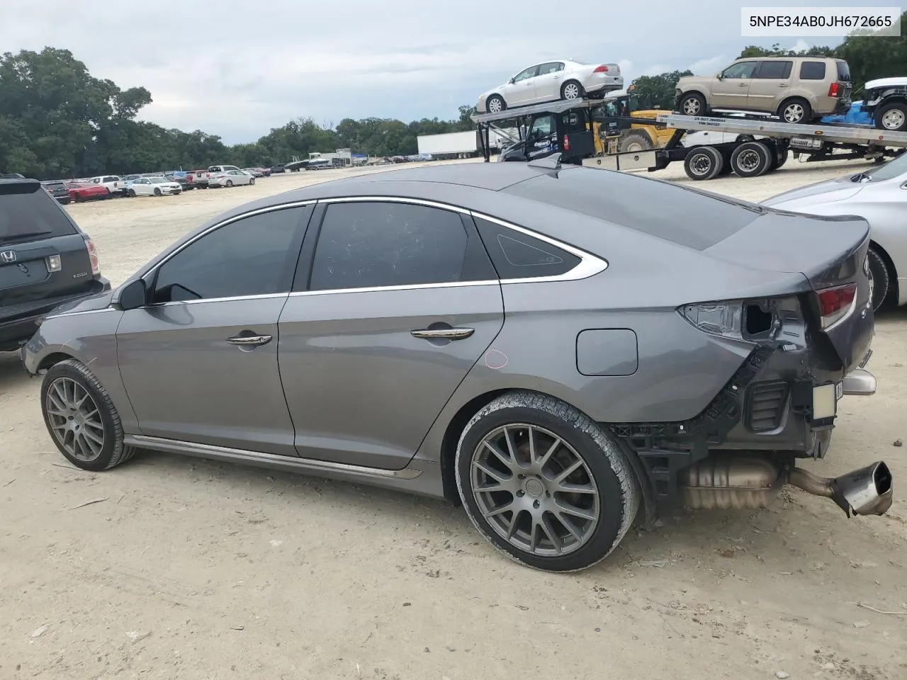 5NPE34AB0JH672665 2018 Hyundai Sonata Sport