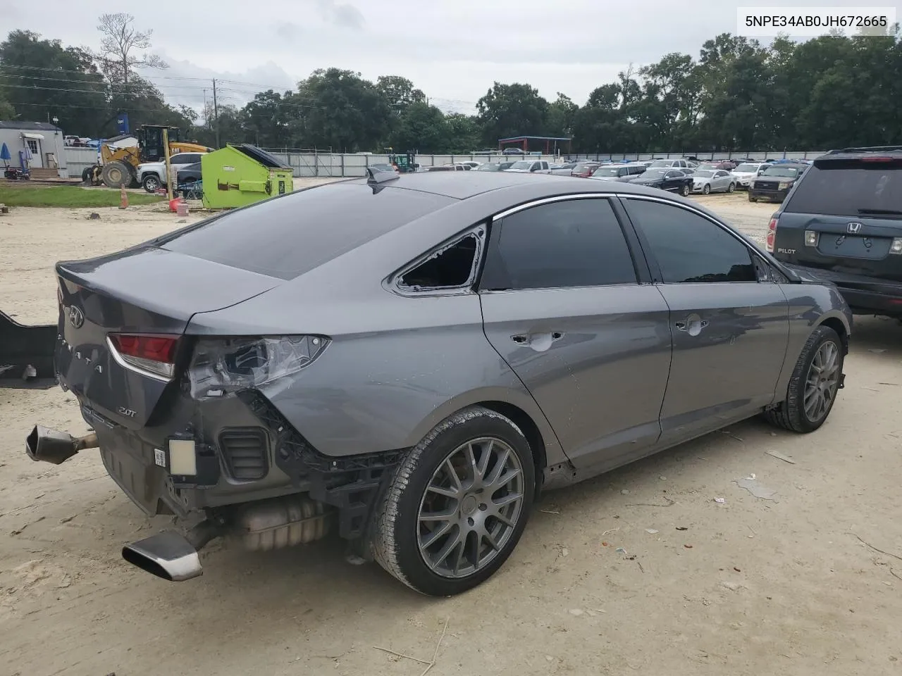 5NPE34AB0JH672665 2018 Hyundai Sonata Sport