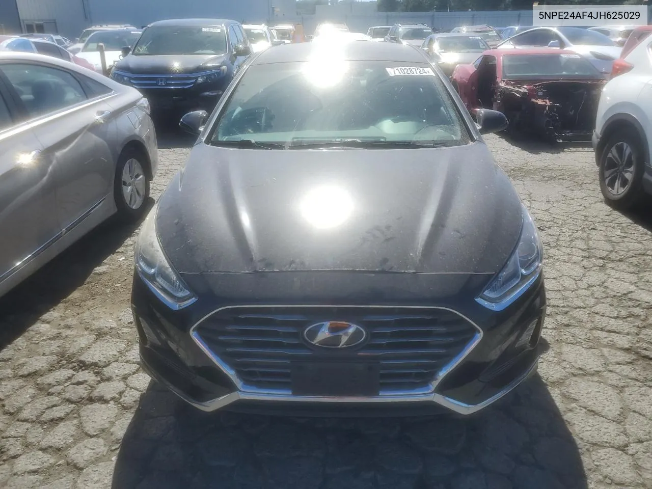 2018 Hyundai Sonata Se VIN: 5NPE24AF4JH625029 Lot: 71028724