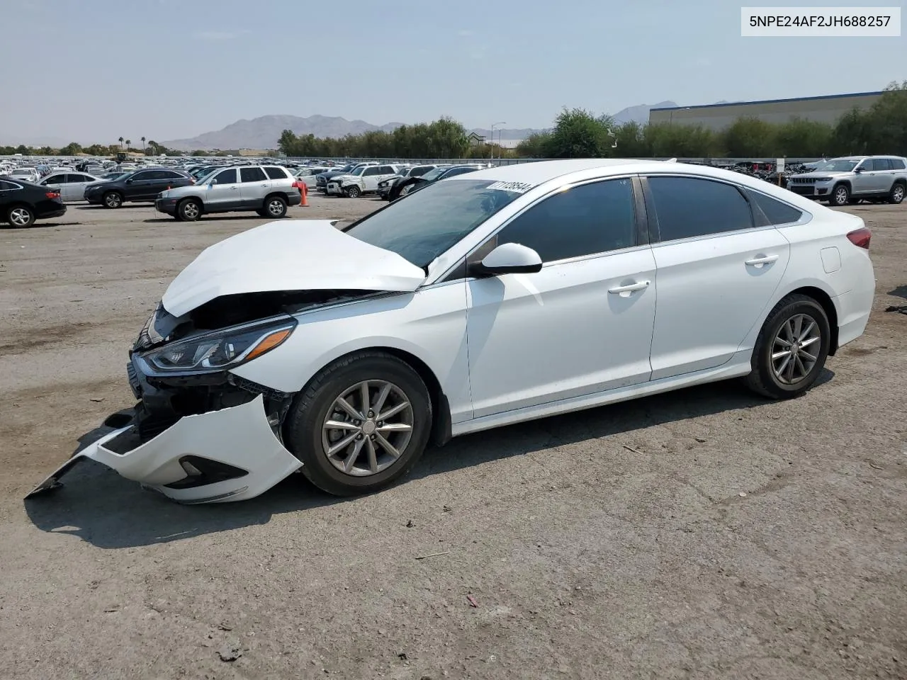 2018 Hyundai Sonata Se VIN: 5NPE24AF2JH688257 Lot: 71128544