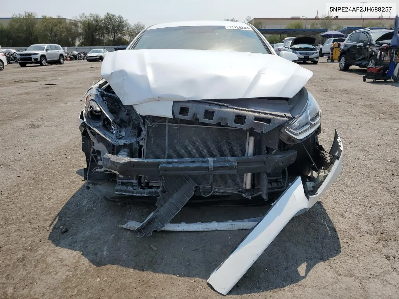 2018 Hyundai Sonata Se VIN: 5NPE24AF2JH688257 Lot: 71128544