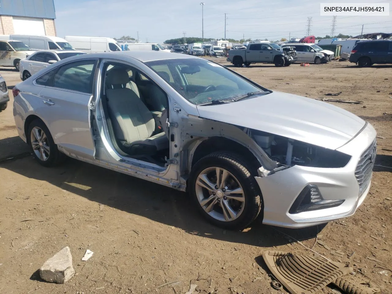 5NPE34AF4JH596421 2018 Hyundai Sonata Sport